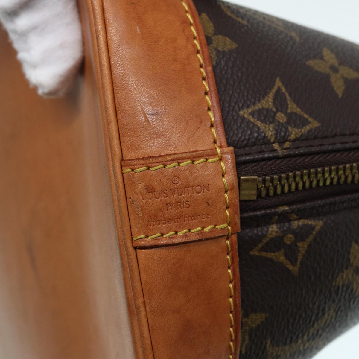 LOUIS VUITTON Monogram Alma Hand Bag M51130 LV ki4811