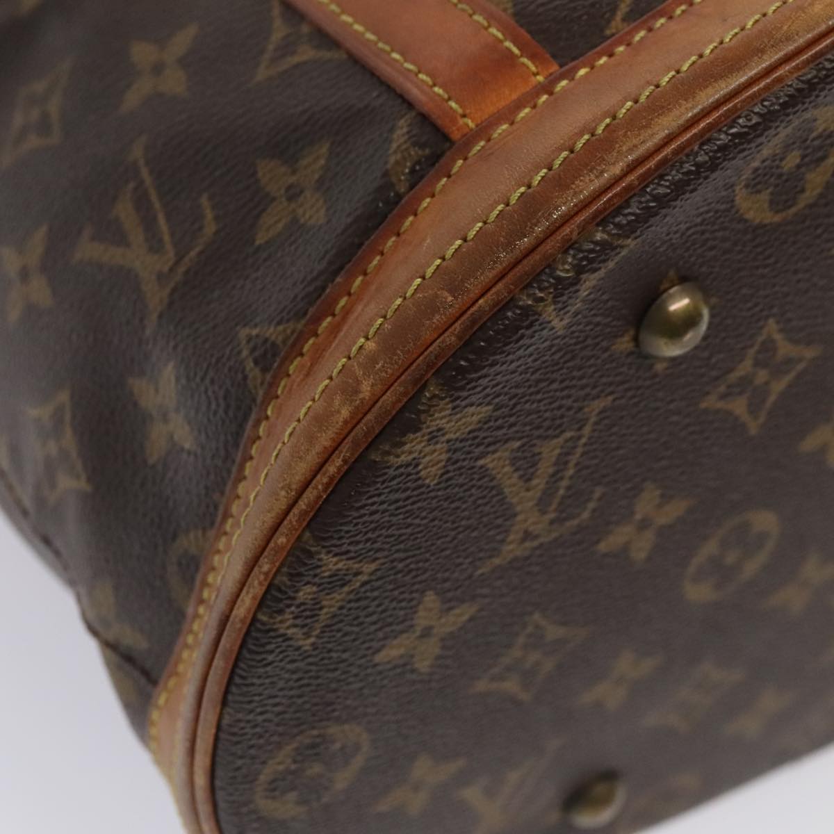 LOUIS VUITTON Monogram Bucket GM Shoulder Bag M42236 LV ki4814