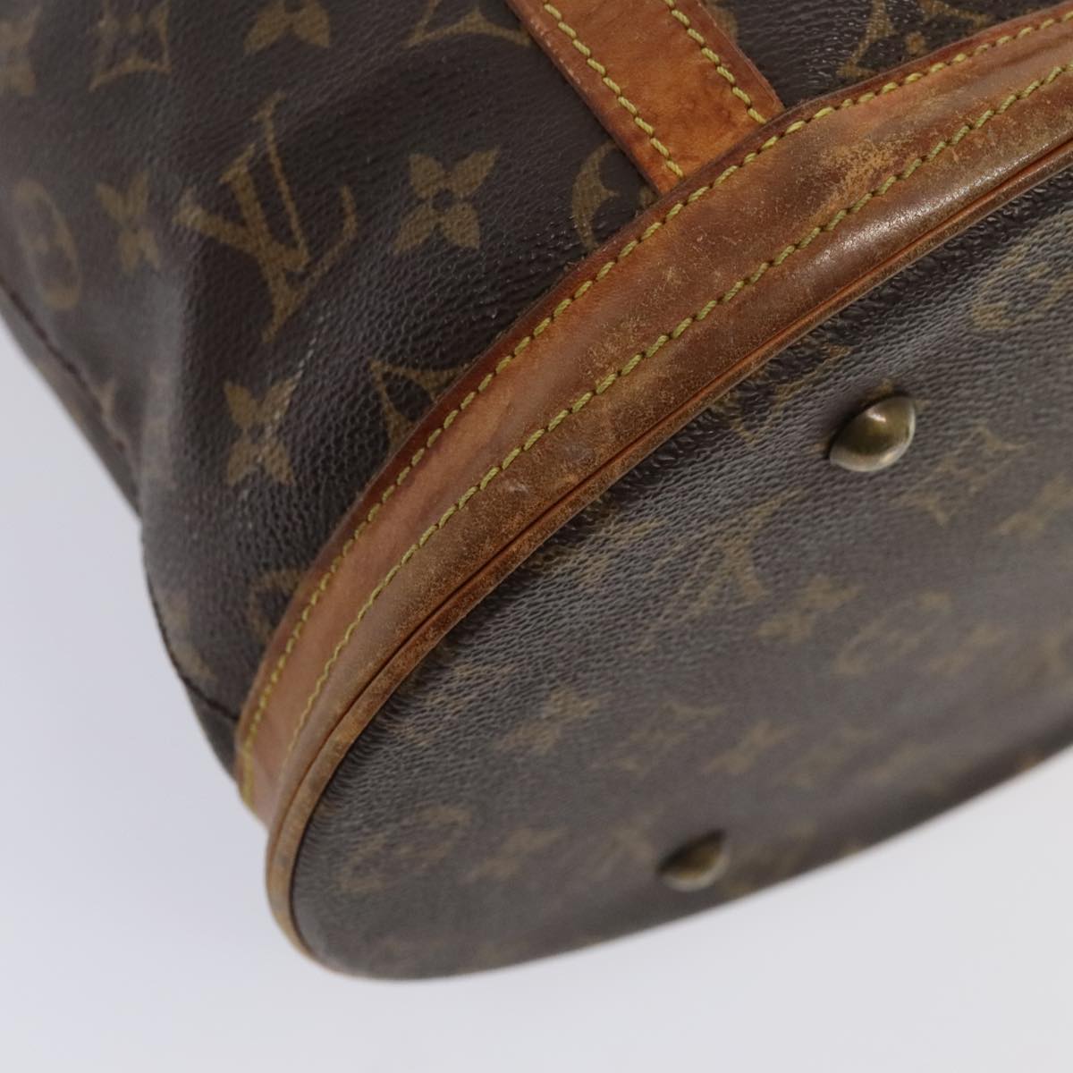 LOUIS VUITTON Monogram Bucket GM Shoulder Bag M42236 LV ki4814