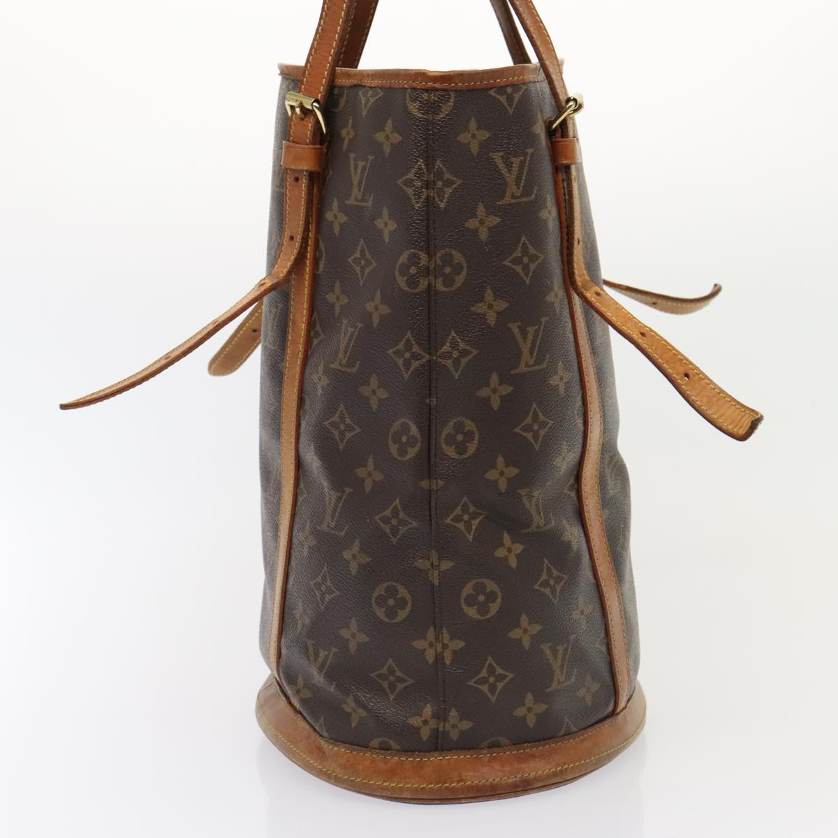 LOUIS VUITTON Monogram Bucket GM Shoulder Bag M42236 LV ki4814