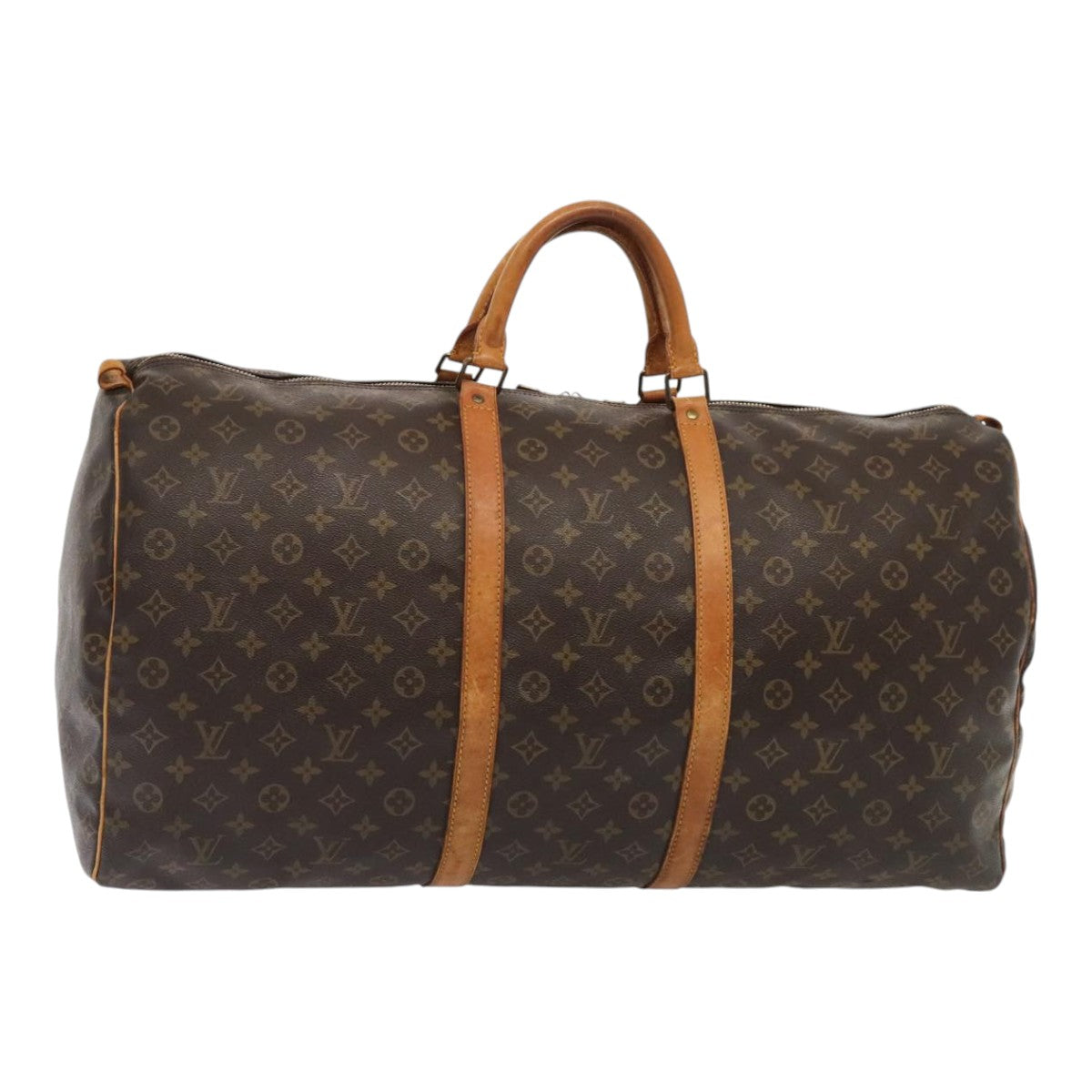 LOUIS VUITTON Monogram Keepall 60 Boston Bag M41422 LV ki4817