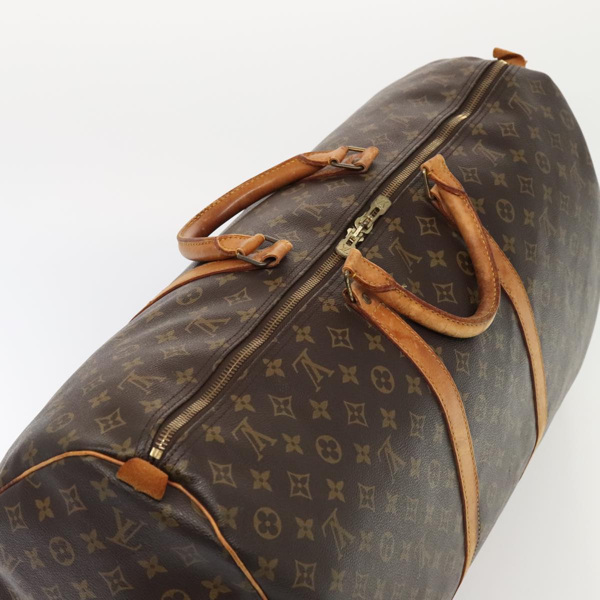 LOUIS VUITTON Monogram Keepall 60 Boston Bag M41422 LV ki4817