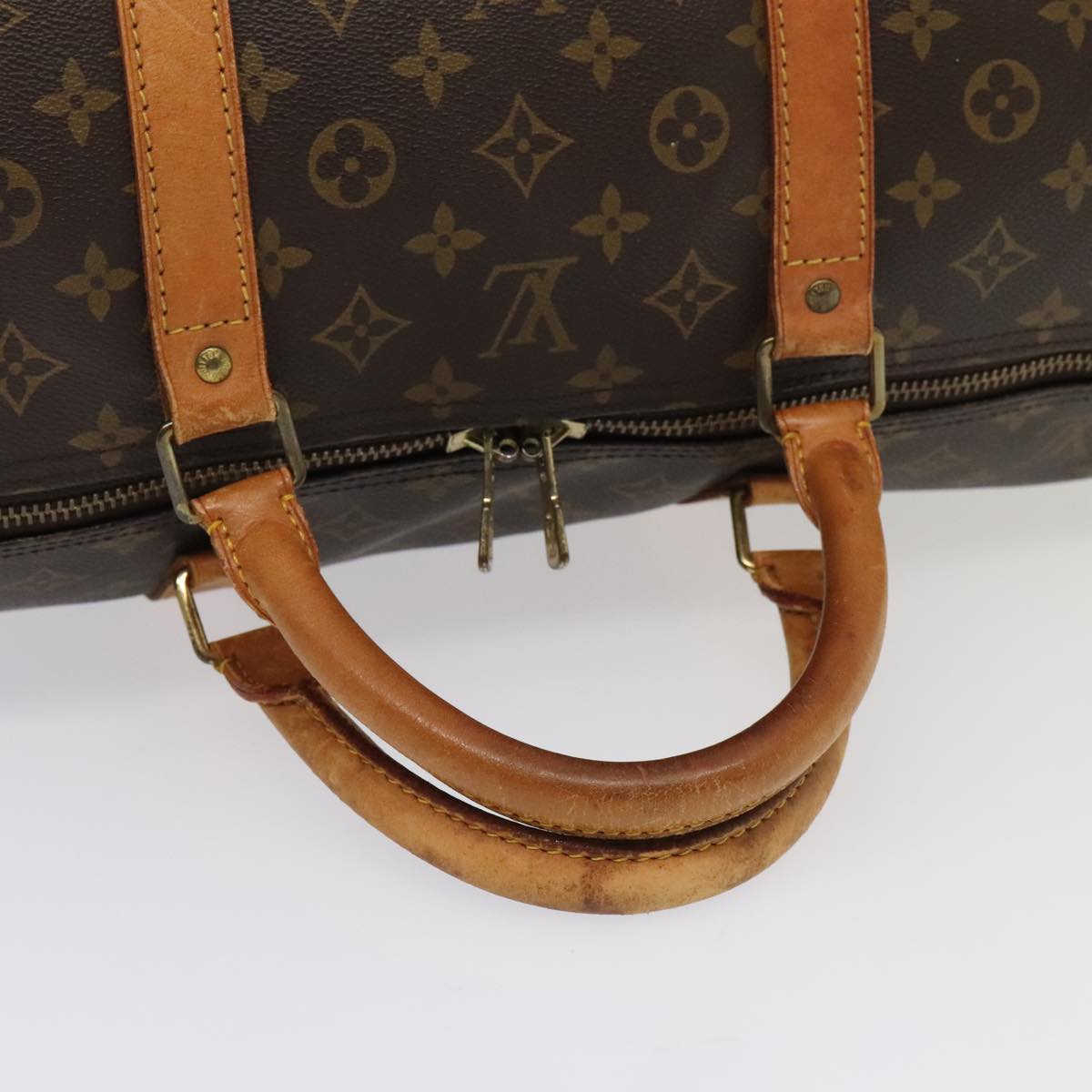 LOUIS VUITTON Monogram Keepall 60 Boston Bag M41422 LV ki4817