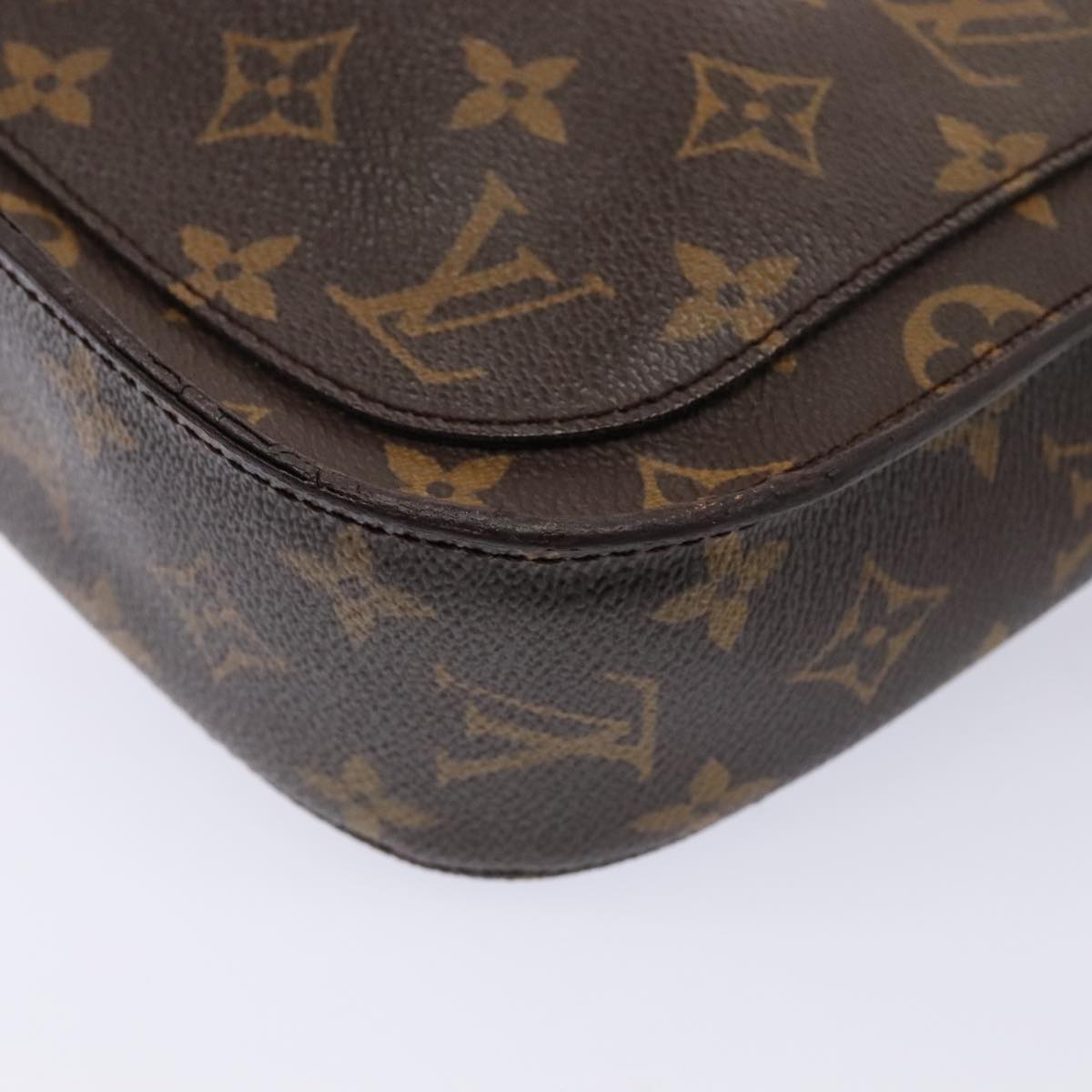 LOUIS VUITTON Monogram Saint Cloud GM Shoulder Bag M51242 LV ki4818