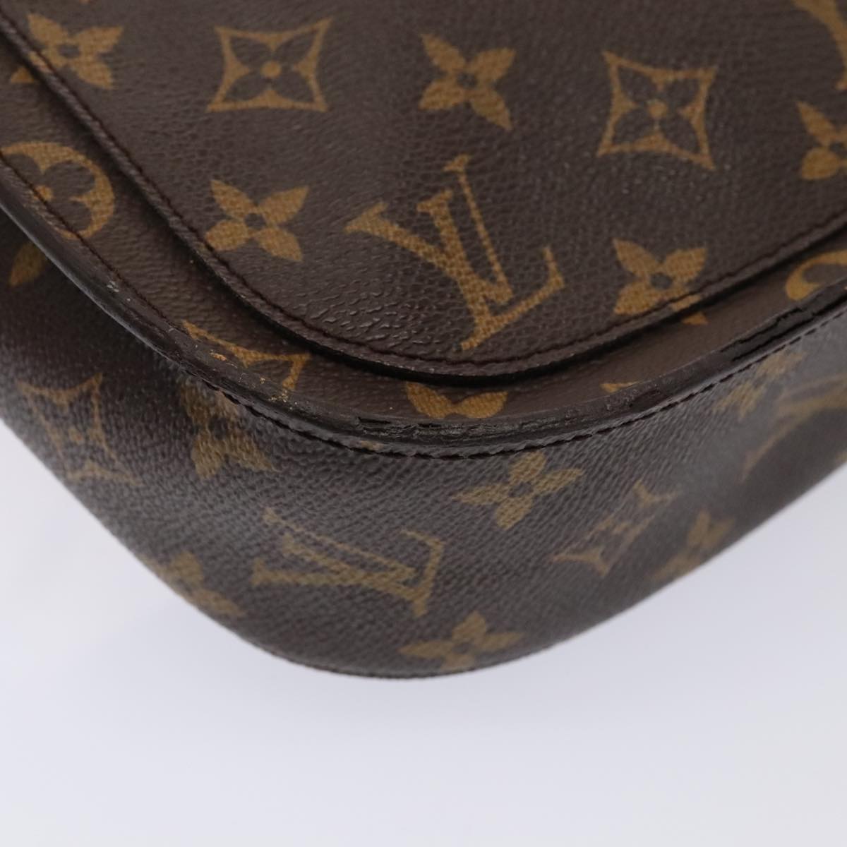 LOUIS VUITTON Monogram Saint Cloud GM Shoulder Bag M51242 LV ki4818