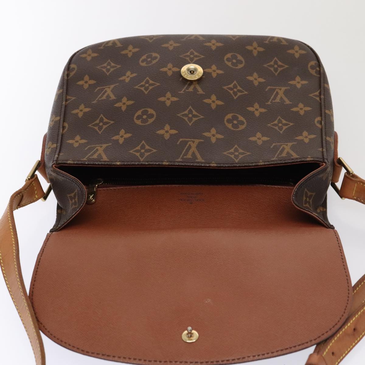 LOUIS VUITTON Monogram Saint Cloud GM Shoulder Bag M51242 LV ki4818