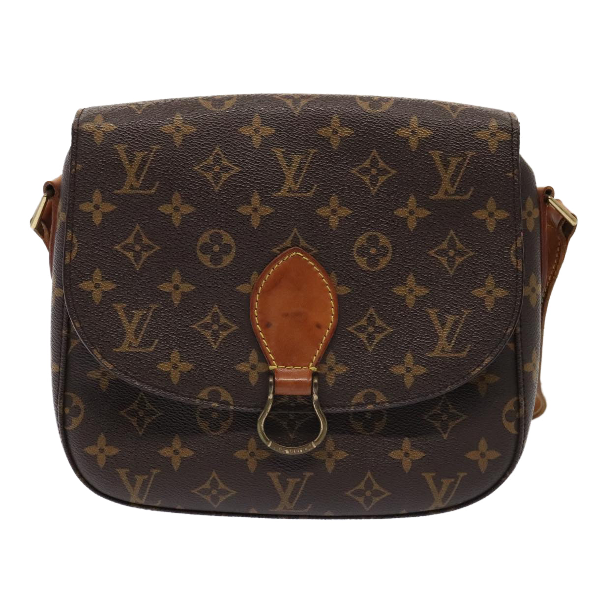LOUIS VUITTON Monogram Saint Cloud GM Shoulder Bag M51242 LV ki4818