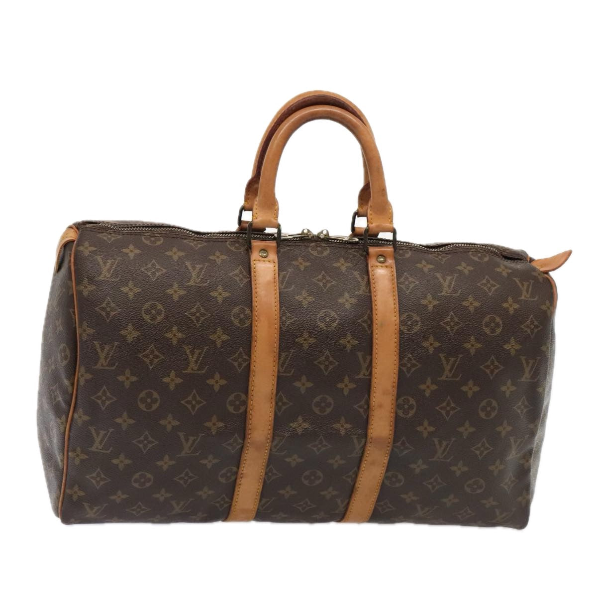 LOUIS VUITTON Monogram Keepall 45 Boston Bag M41428 LV ki4821
