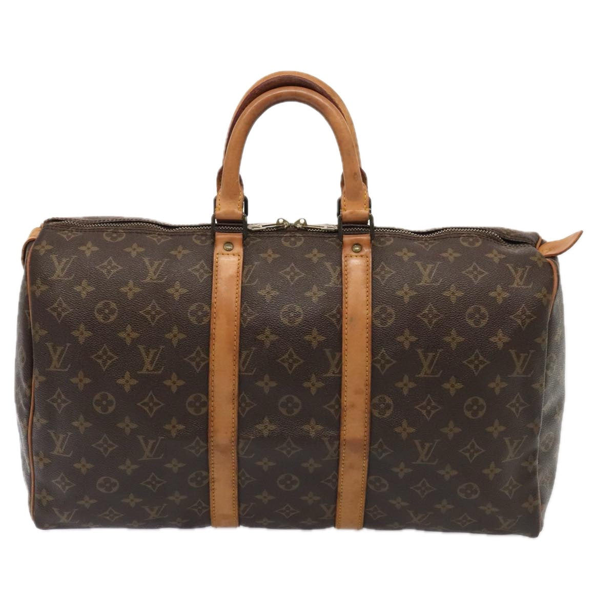 LOUIS VUITTON Monogram Keepall 45 Boston Bag M41428 LV ki4821