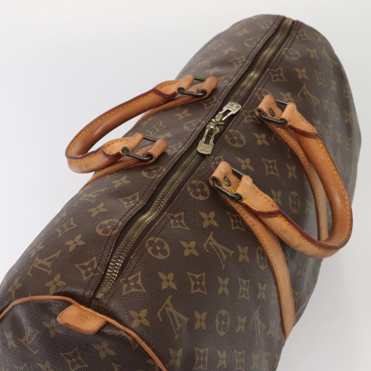 LOUIS VUITTON Monogram Keepall 45 Boston Bag M41428 LV ki4821