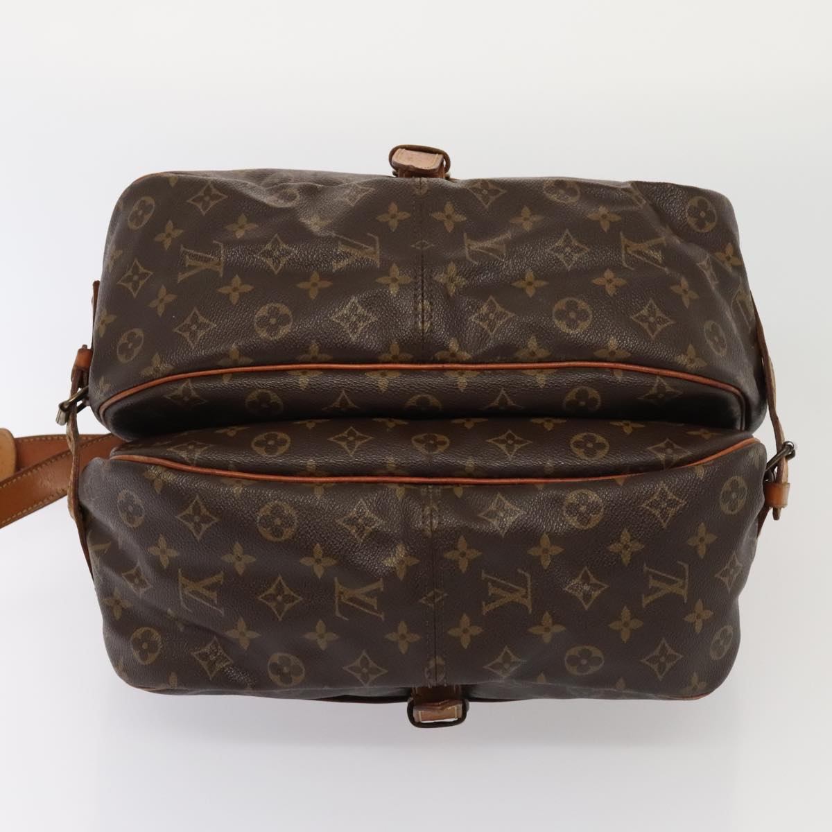 LOUIS VUITTON Monogram Saumur 35 Shoulder Bag M42254 LV ki4838