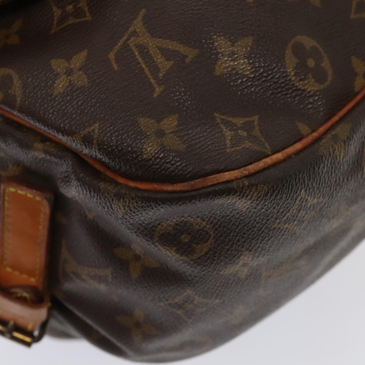 LOUIS VUITTON Monogram Saumur 35 Shoulder Bag M42254 LV ki4838