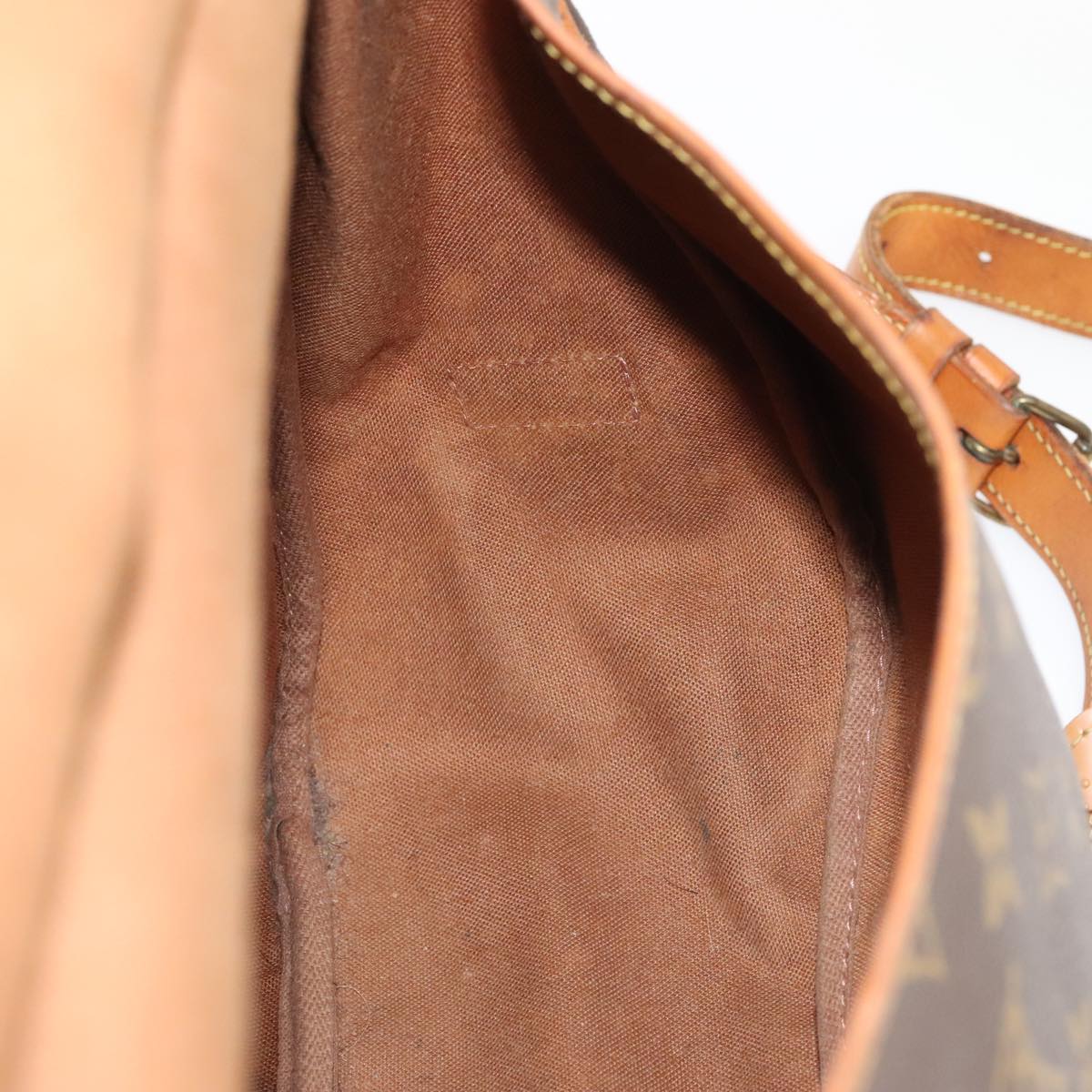 LOUIS VUITTON Monogram Saumur 35 Shoulder Bag M42254 LV ki4838