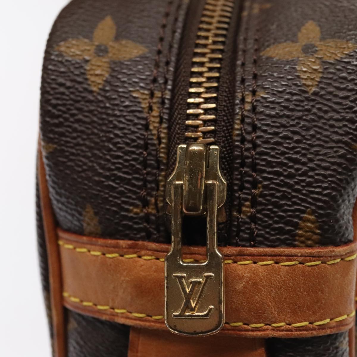 LOUIS VUITTON Monogram Compiegne 28 Clutch Bag M51845 LV ki4844