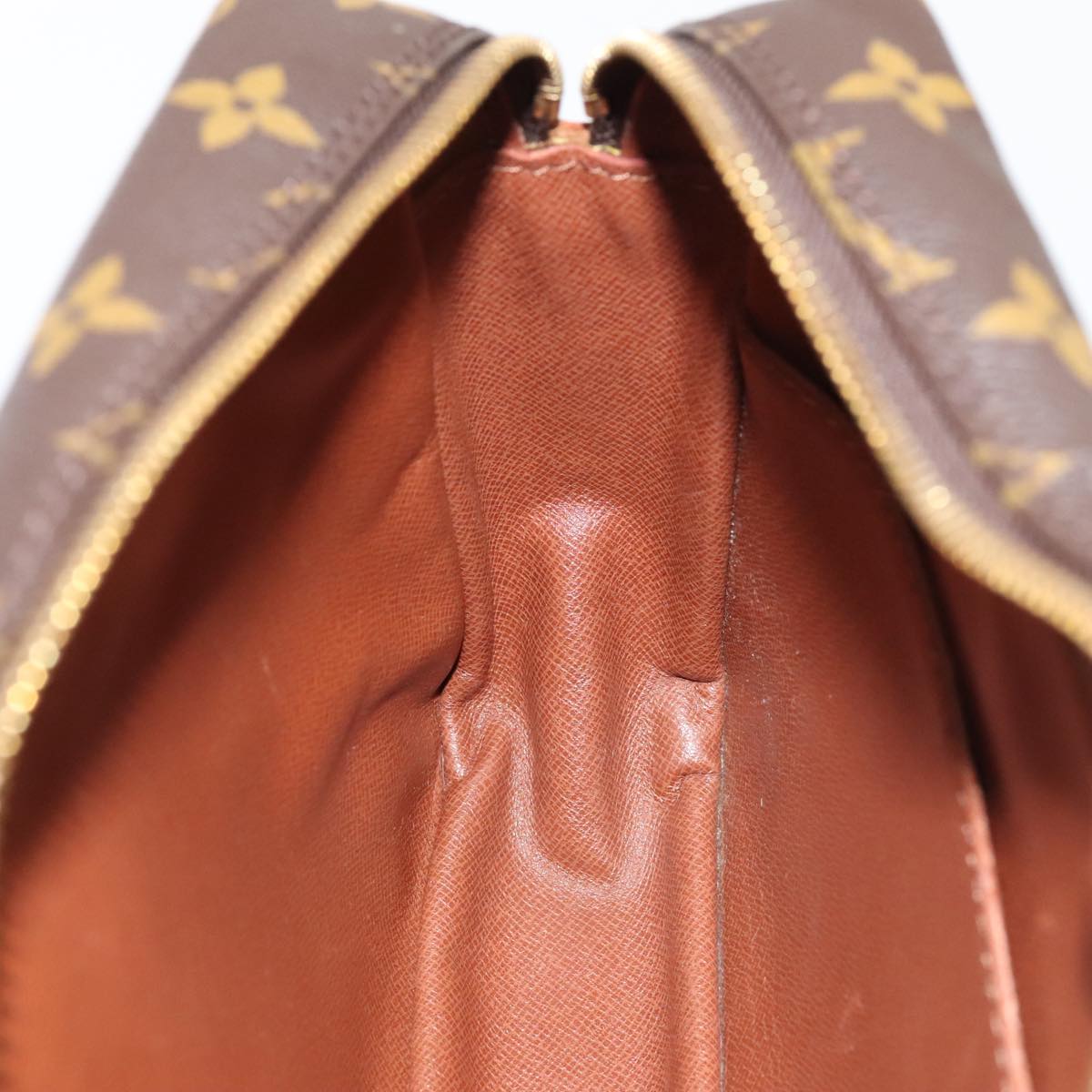 LOUIS VUITTON Monogram Compiegne 28 Clutch Bag M51845 LV ki4844
