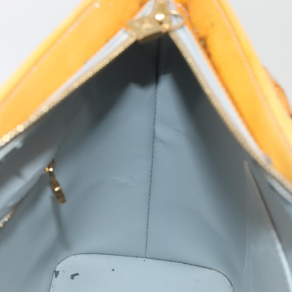LOUIS VUITTON Monogram Vernis Houston Hand Bag Gris M91053 LV ki4848