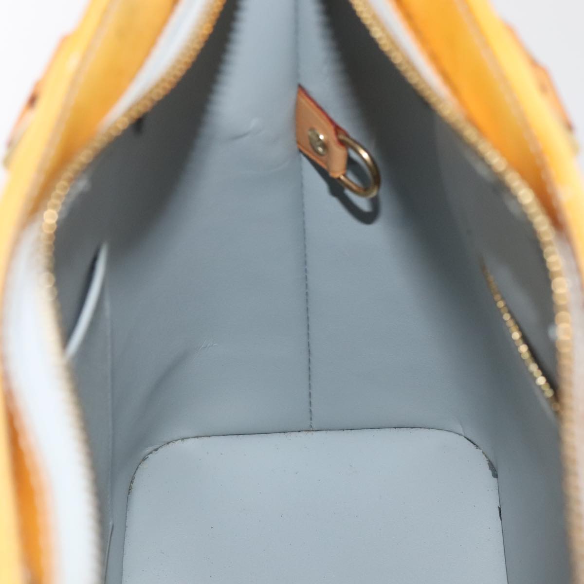 LOUIS VUITTON Monogram Vernis Houston Hand Bag Gris M91053 LV ki4848