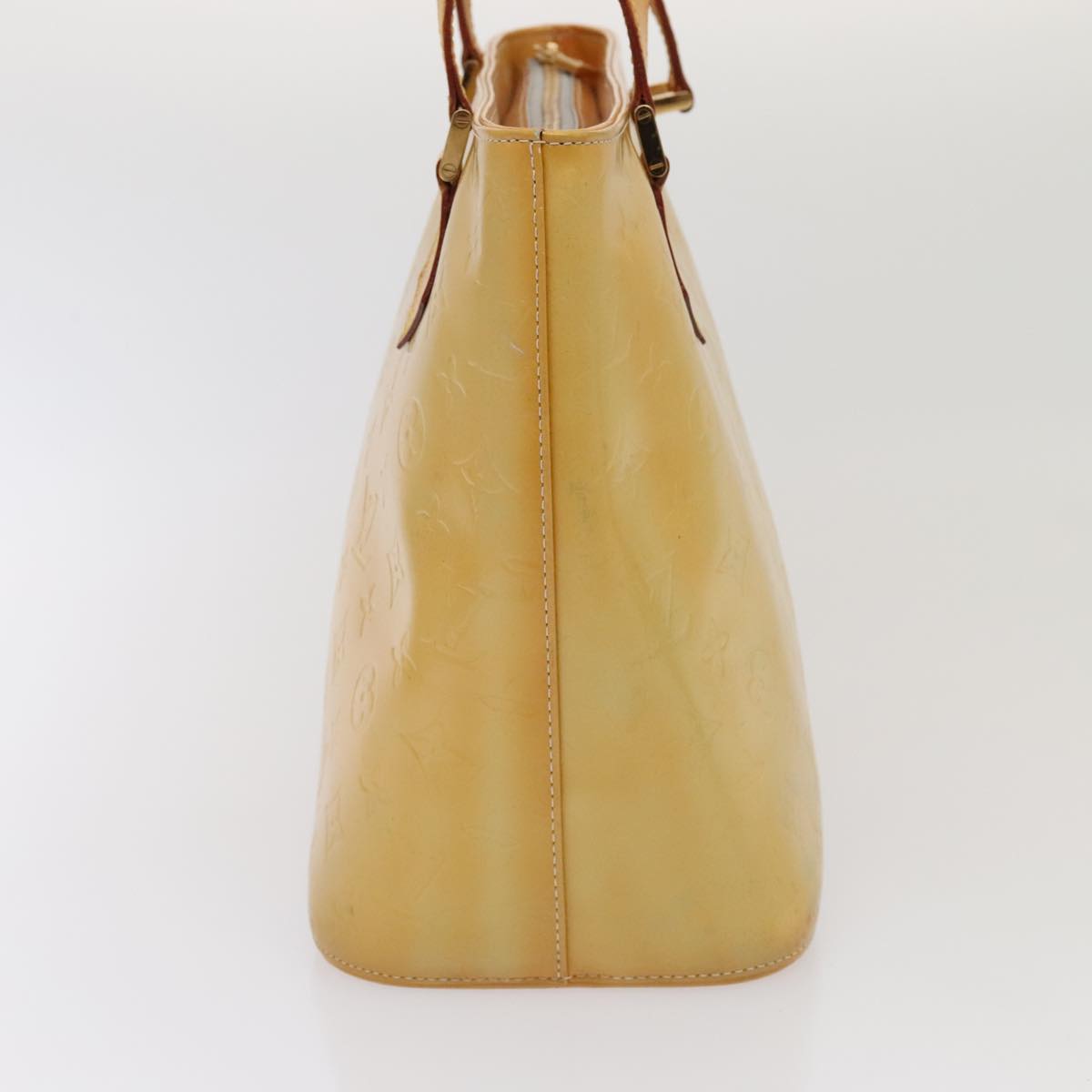 LOUIS VUITTON Monogram Vernis Houston Hand Bag Gris M91053 LV ki4848