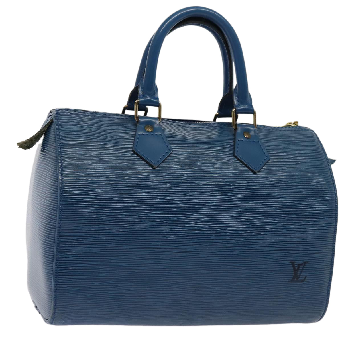 LOUIS VUITTON Epi Speedy 25 Hand Bag Toledo Blue M43015 LV ki4855