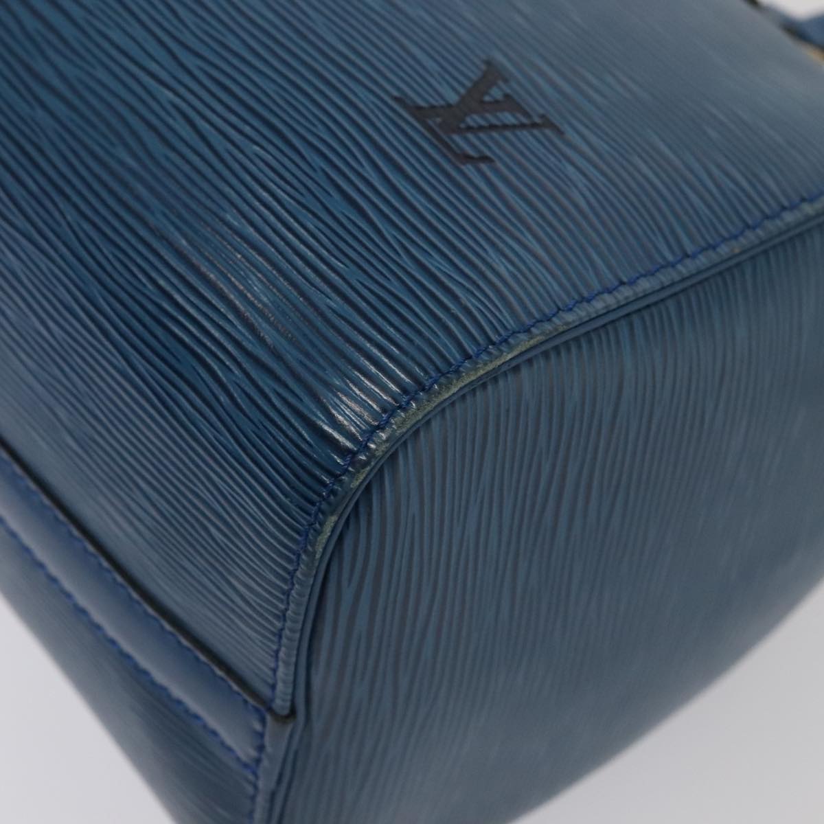 LOUIS VUITTON Epi Speedy 25 Hand Bag Toledo Blue M43015 LV ki4855