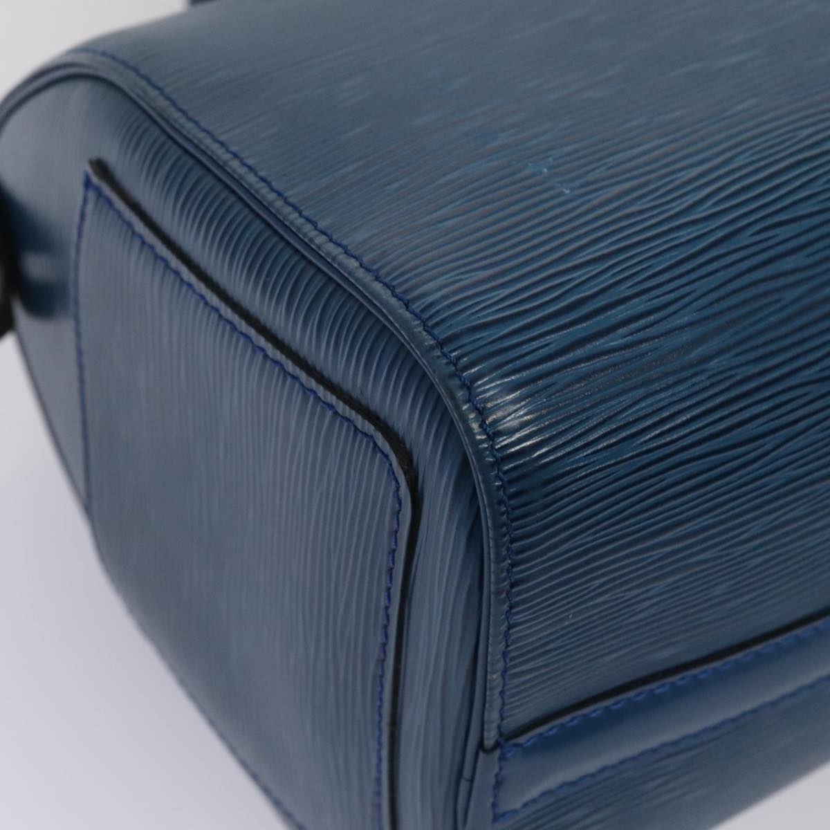 LOUIS VUITTON Epi Speedy 25 Hand Bag Toledo Blue M43015 LV ki4855