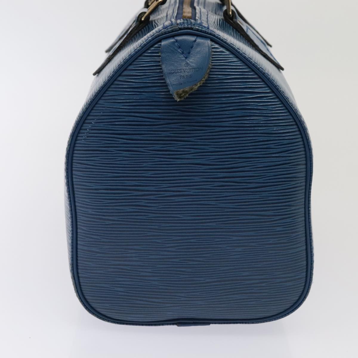 LOUIS VUITTON Epi Speedy 25 Hand Bag Toledo Blue M43015 LV ki4855