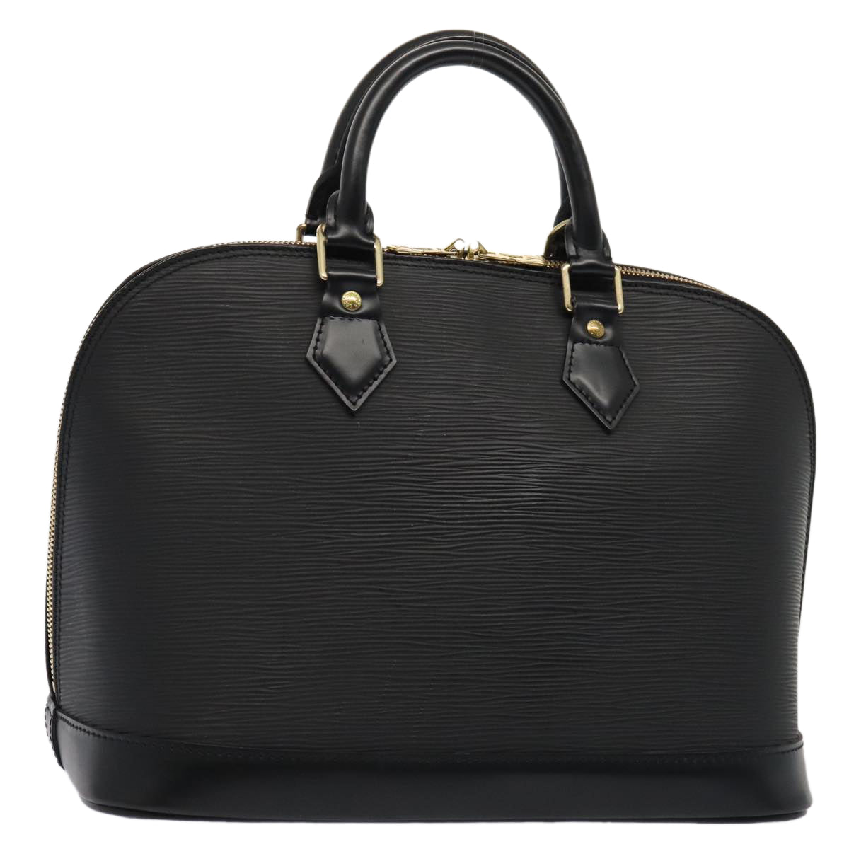 LOUIS VUITTON Epi Alma Hand Bag Black M52142 LV ki4859
