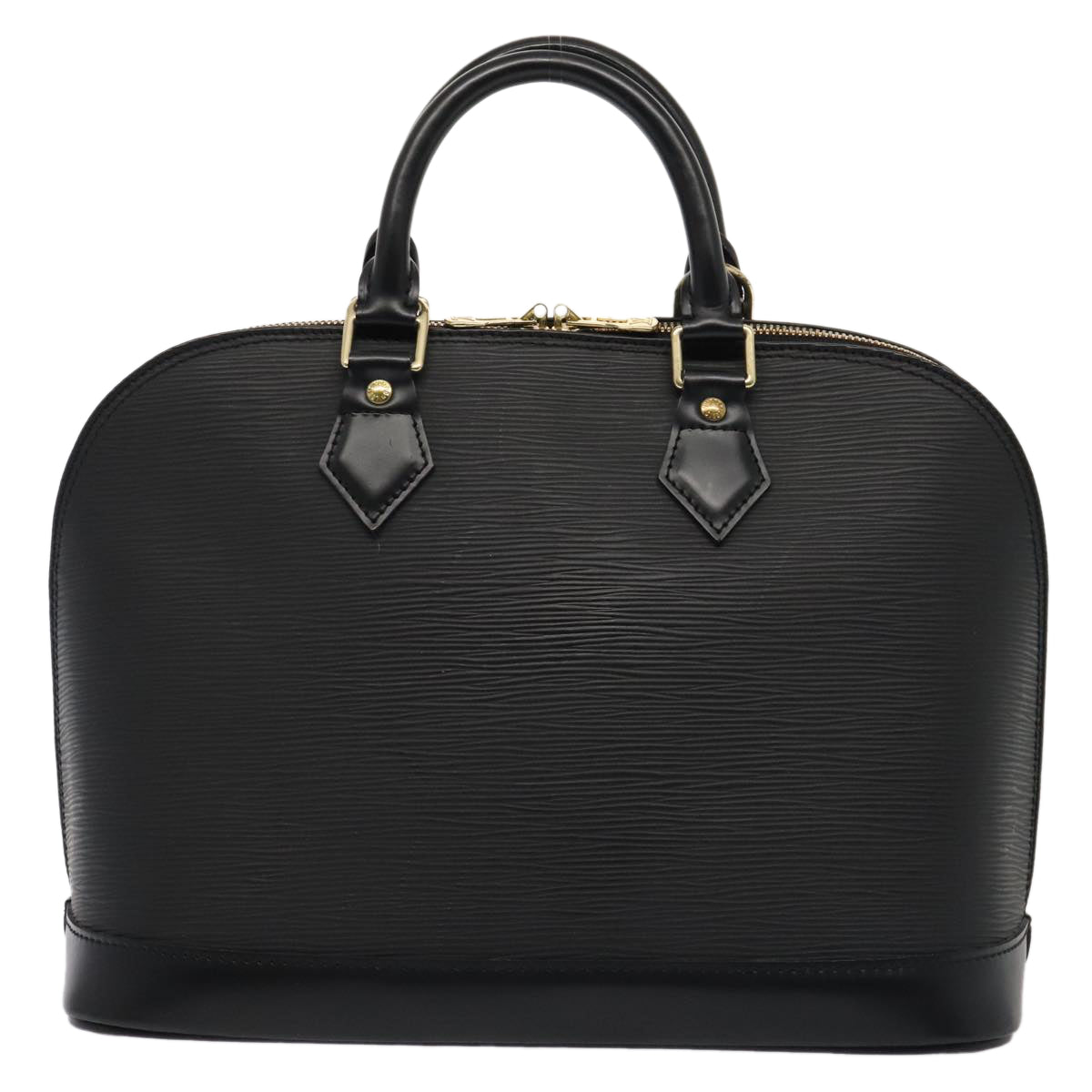 LOUIS VUITTON Epi Alma Hand Bag Black M52142 LV ki4859