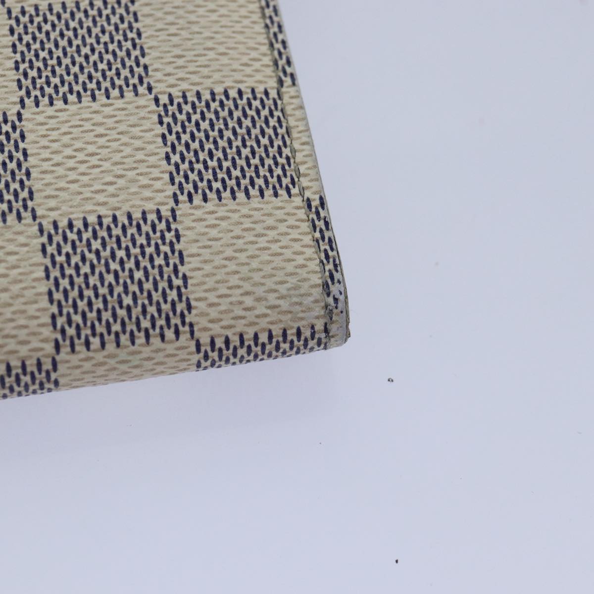 LOUIS VUITTON Damier Azur Portefeuille Emily Long Wallet N41625 LV ki4863