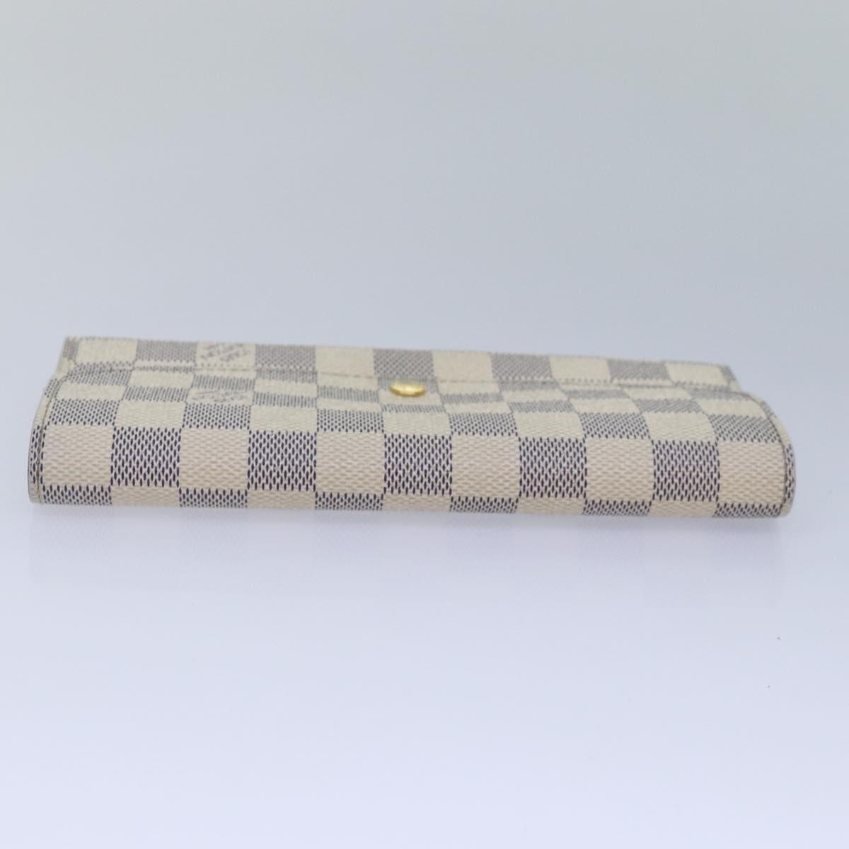 LOUIS VUITTON Damier Azur Portefeuille Emily Long Wallet N41625 LV ki4863