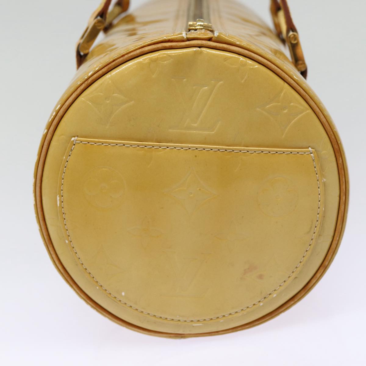 LOUIS VUITTON Monogram Vernis Bedford Hand Bag Beige M91006 LV ki4876