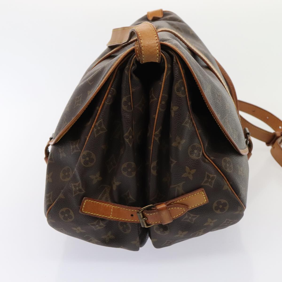 LOUIS VUITTON Monogram Saumur 35 Shoulder Bag M42254 LV ki4880