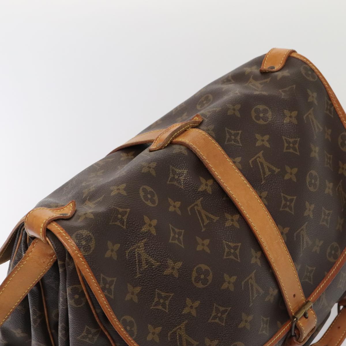 LOUIS VUITTON Monogram Saumur 35 Shoulder Bag M42254 LV ki4880