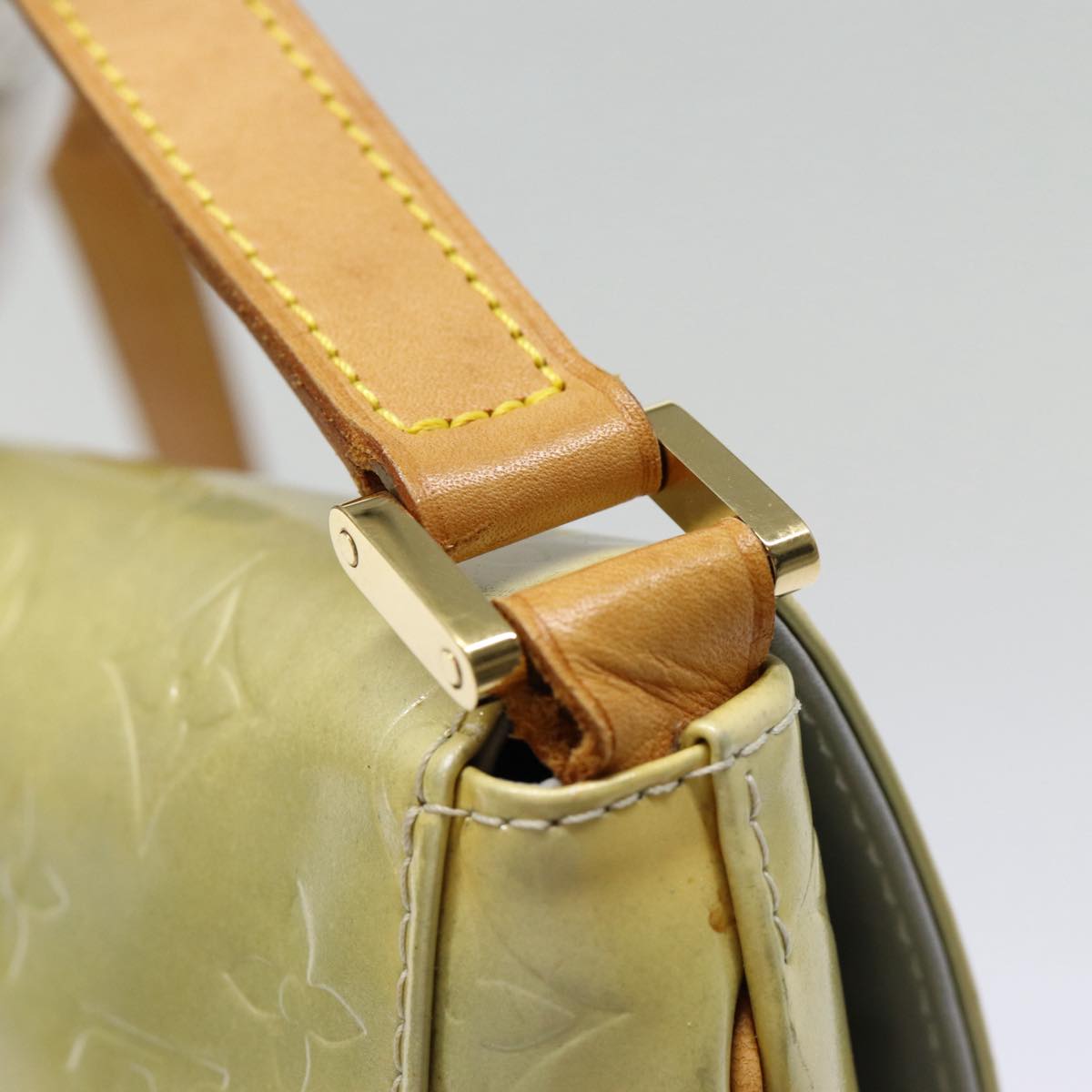 LOUIS VUITTON Monogram Vernis Thompson Street Bag Gris M91008 LV ki4881