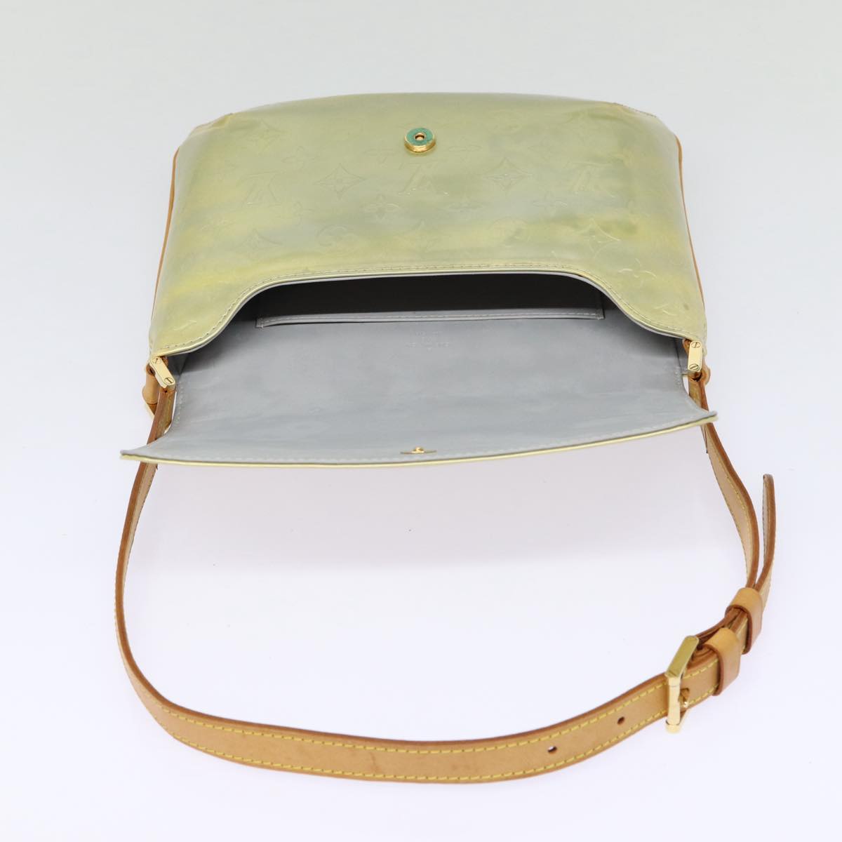 LOUIS VUITTON Monogram Vernis Thompson Street Bag Gris M91008 LV ki4881