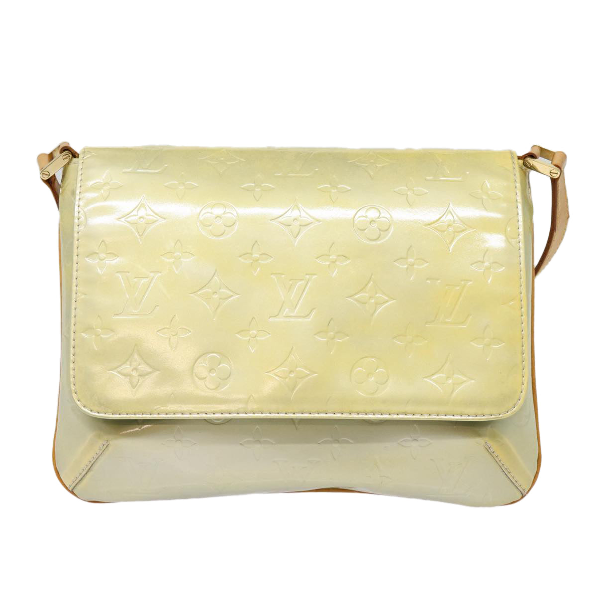 LOUIS VUITTON Monogram Vernis Thompson Street Bag Gris M91008 LV ki4881