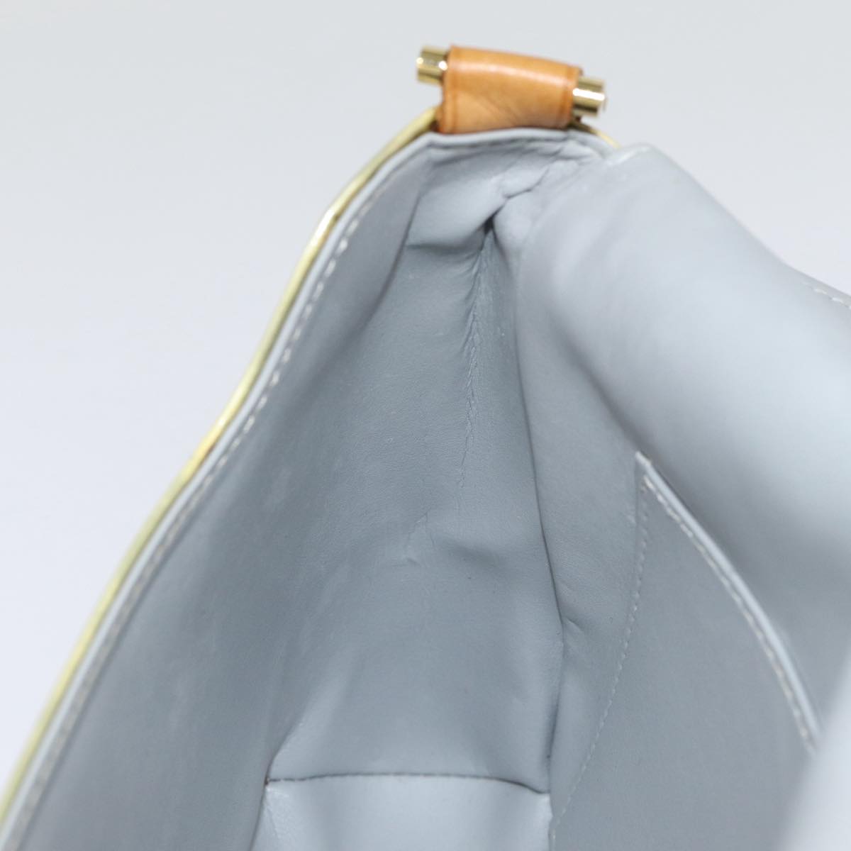 LOUIS VUITTON Monogram Vernis Thompson Street Bag Gris M91008 LV ki4881