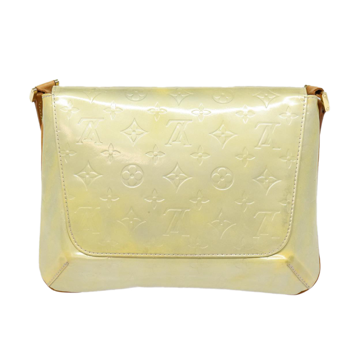 LOUIS VUITTON Monogram Vernis Thompson Street Bag Gris M91008 LV ki4881