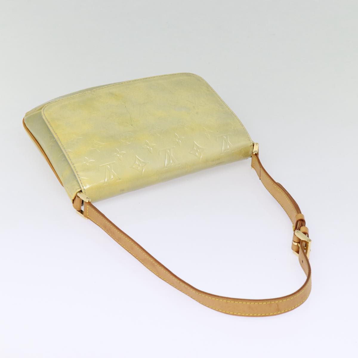 LOUIS VUITTON Monogram Vernis Thompson Street Bag Gris M91008 LV ki4881