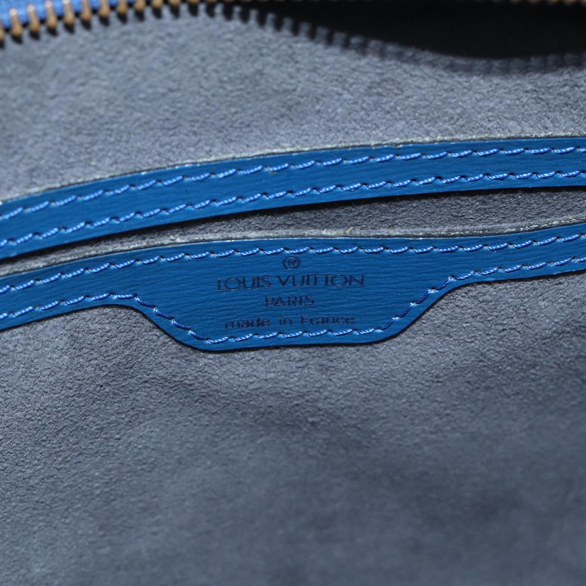 LOUIS VUITTON Epi Saint Jacques Shoulder Bag Blue M52275 LV ki4902
