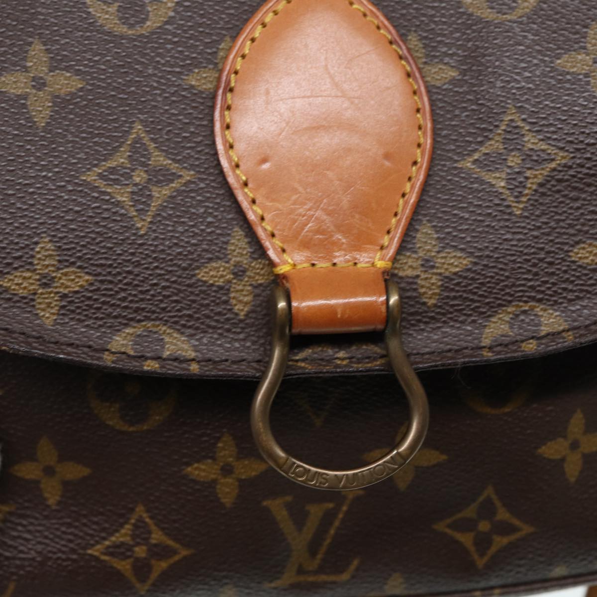 LOUIS VUITTON Monogram Saint Cloud GM Shoulder Bag M51242 LV ki4914