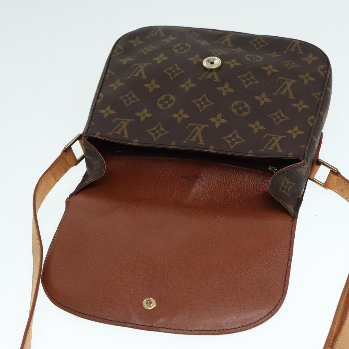 LOUIS VUITTON Monogram Saint Cloud GM Shoulder Bag M51242 LV ki4914