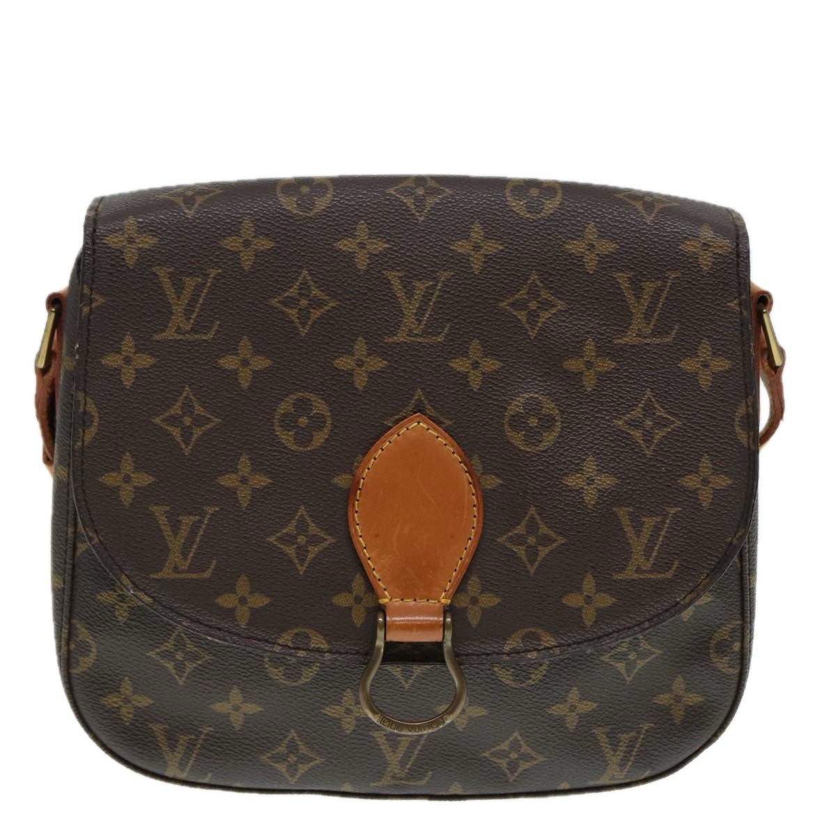 LOUIS VUITTON Monogram Saint Cloud GM Shoulder Bag M51242 LV ki4914