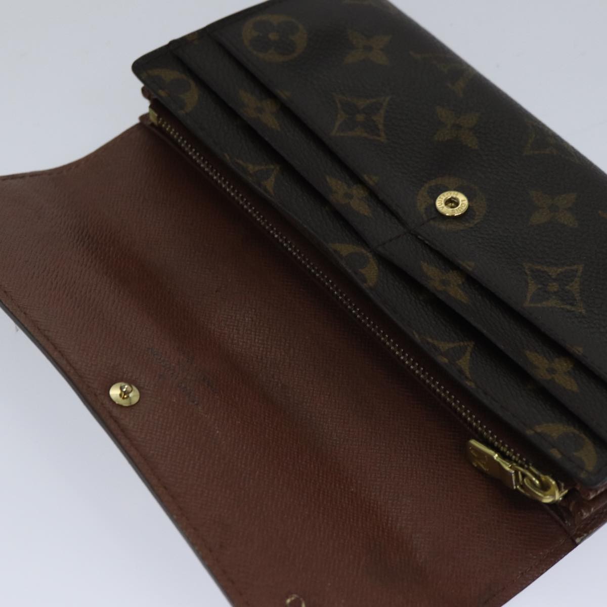 LOUIS VUITTON Monogram Portefeuille Sarah Long Wallet M61734 LV ki4916