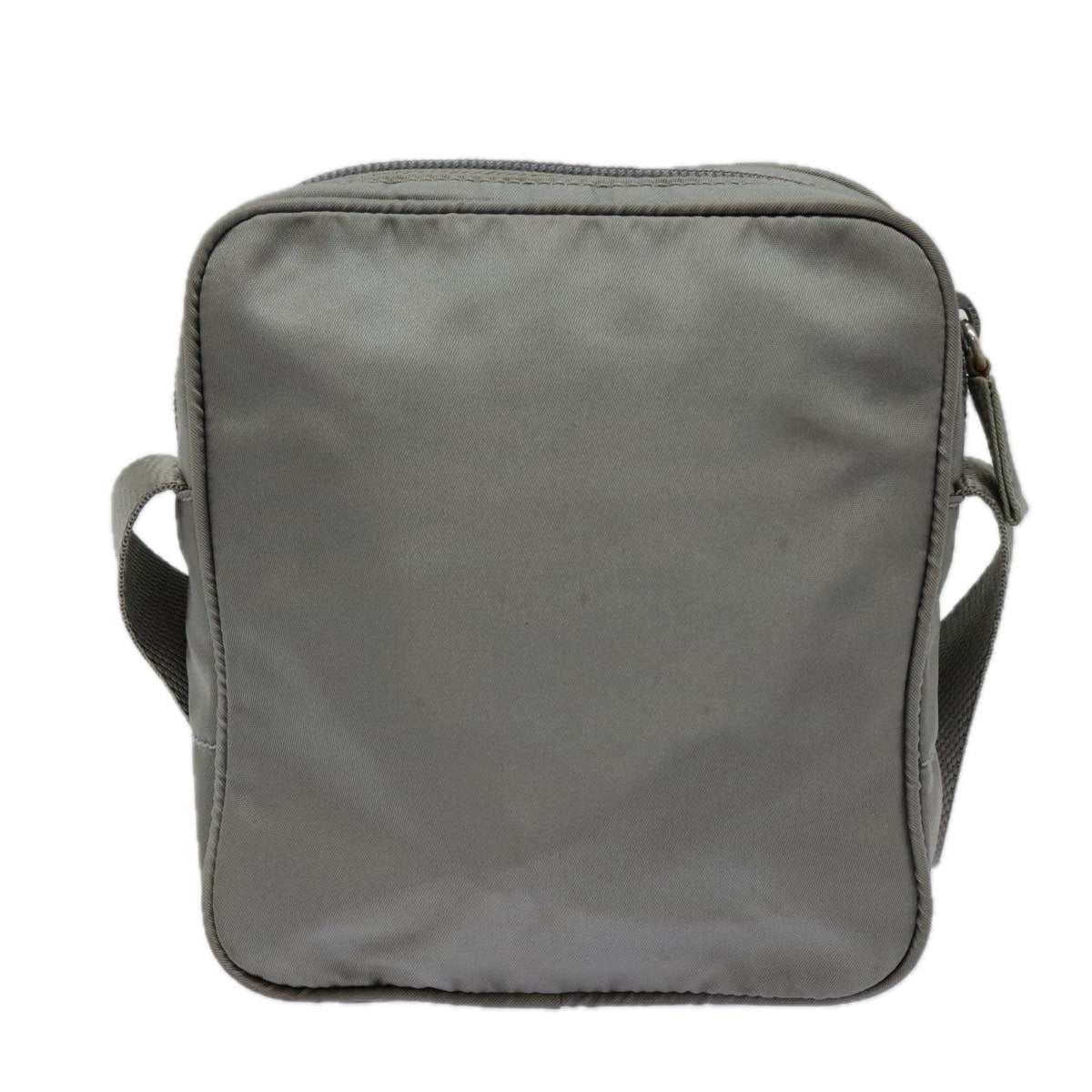 Luxury Prada Sports Shoulder Bag Nylon Gray Silver  ki4939
