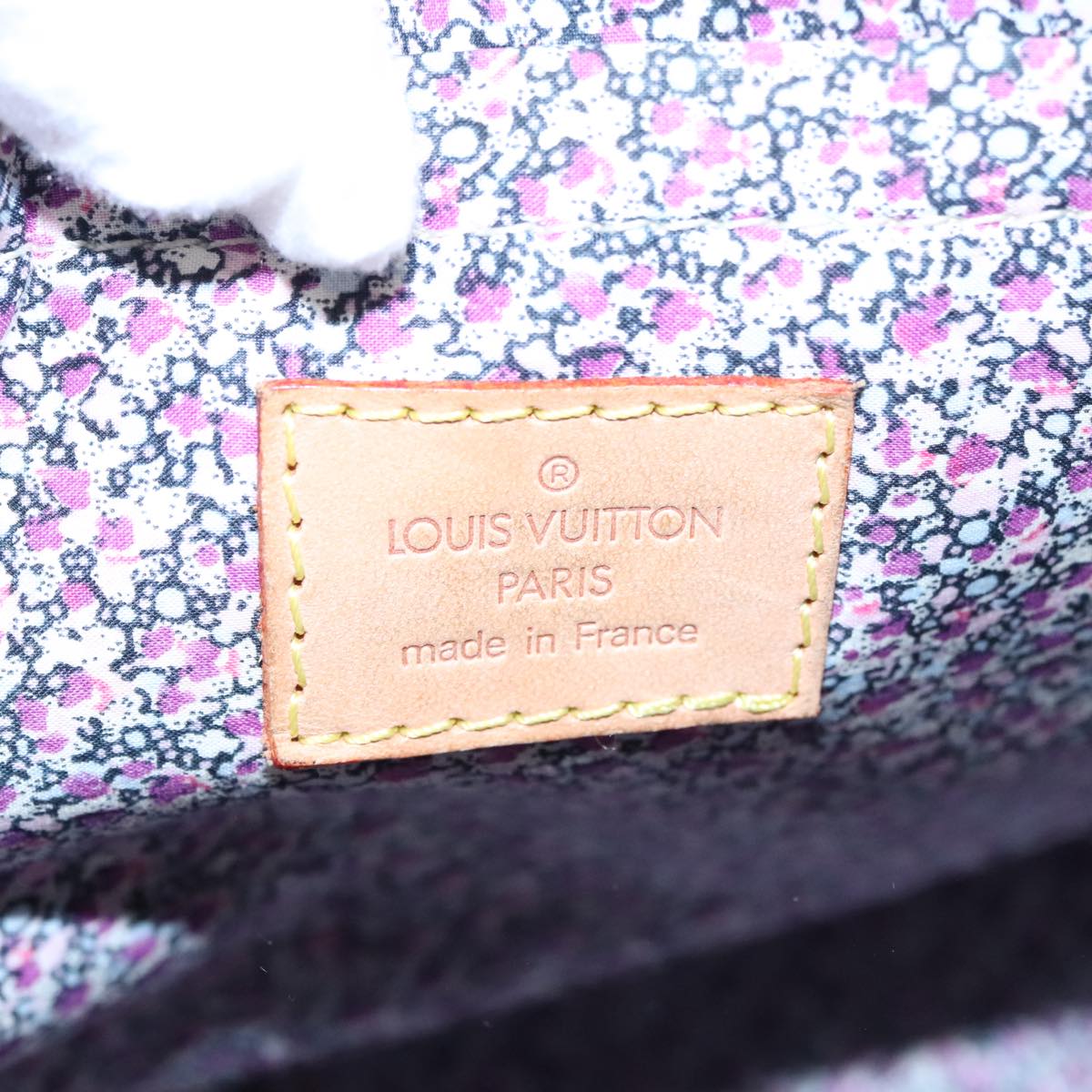 LOUIS VUITTON Monogram Denim Patchwork Speedy 30 Bag Gray M95381 LV ki5325A