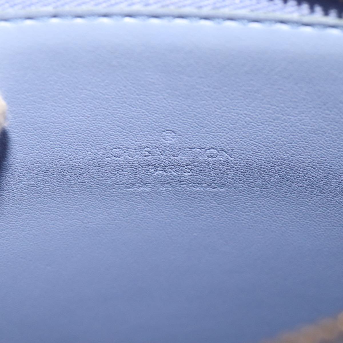 LOUIS VUITTON Monogram Vernis Motto Pouch Lavande M91224 LV ki5328