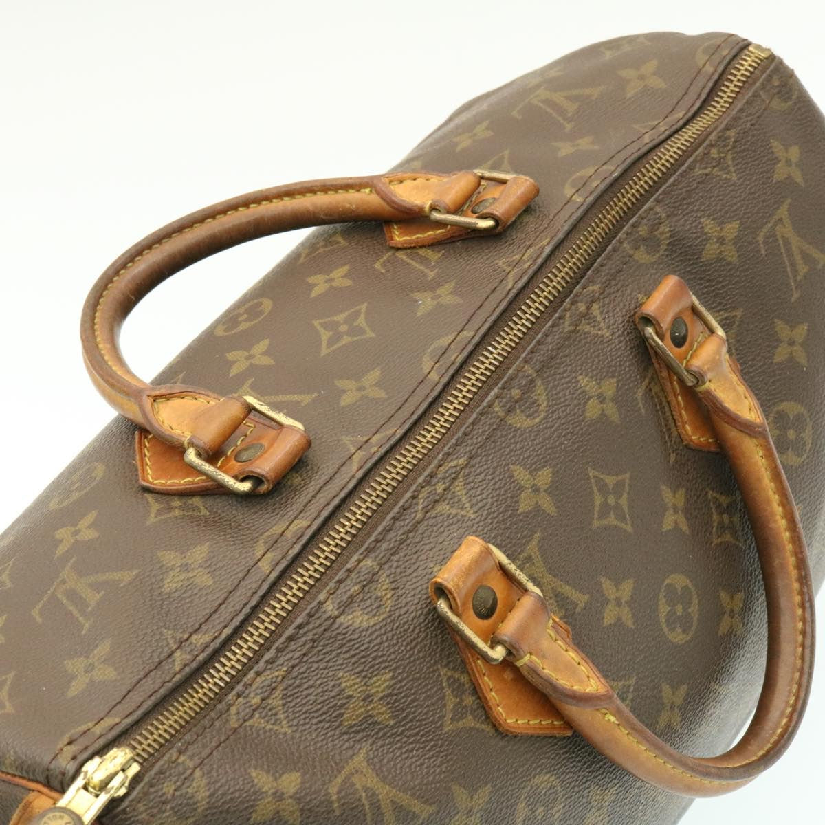 LOUIS VUITTON Monogram Speedy 35 Handbag M41524 LV ki994