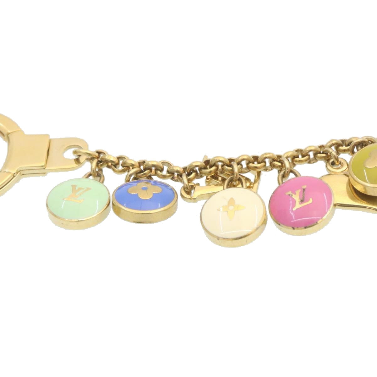LOUIS VUITTON Porte Cles Cianne Pastilles Charm Multicolor M65380 LV kk004