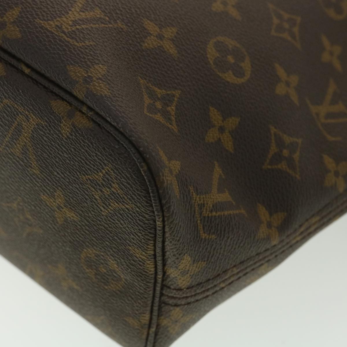 LOUIS VUITTON Monogram Neverfull MM Tote Bag M40156 LV kk167